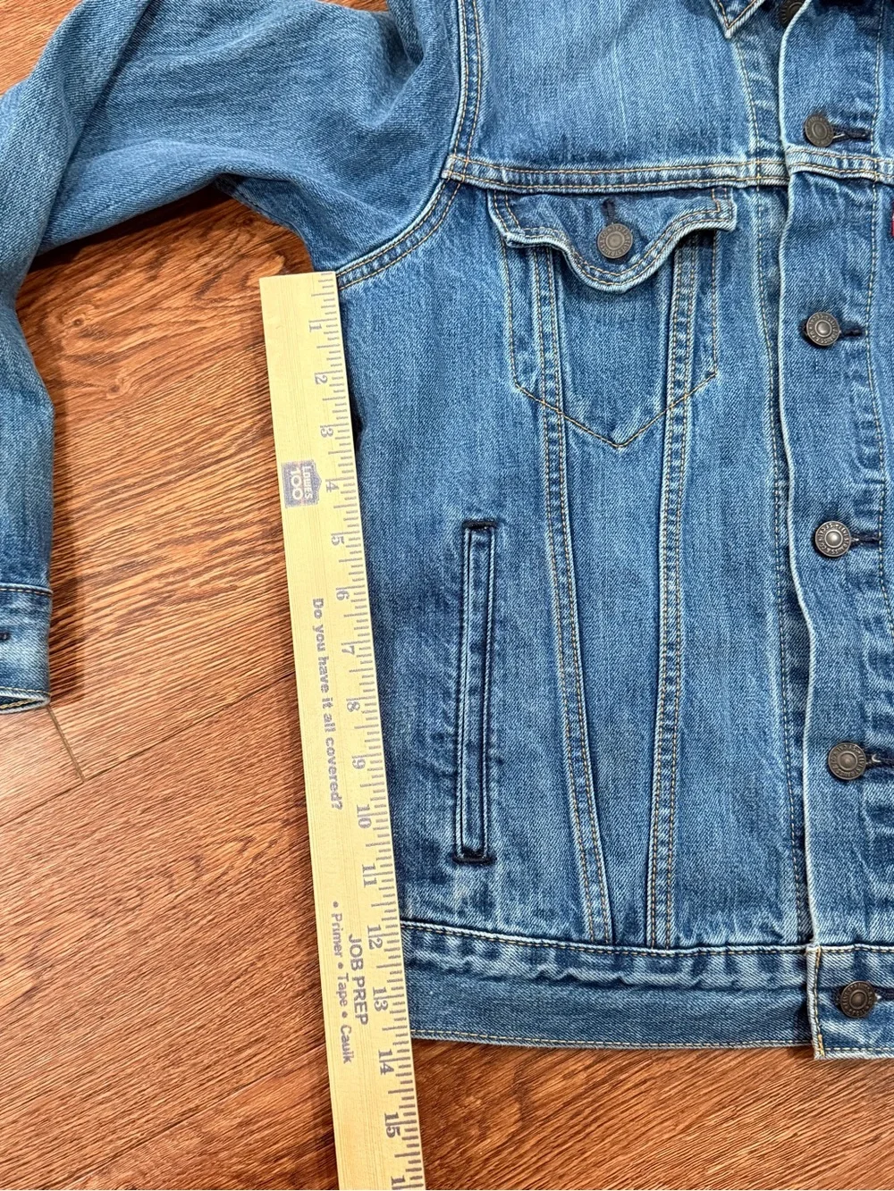 Levi's Mid Blue Denim Jacket - Picture 3 of 10